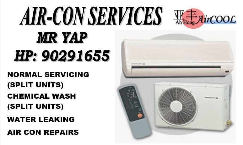 Ah Hong AirCOOL on a Sengkang job